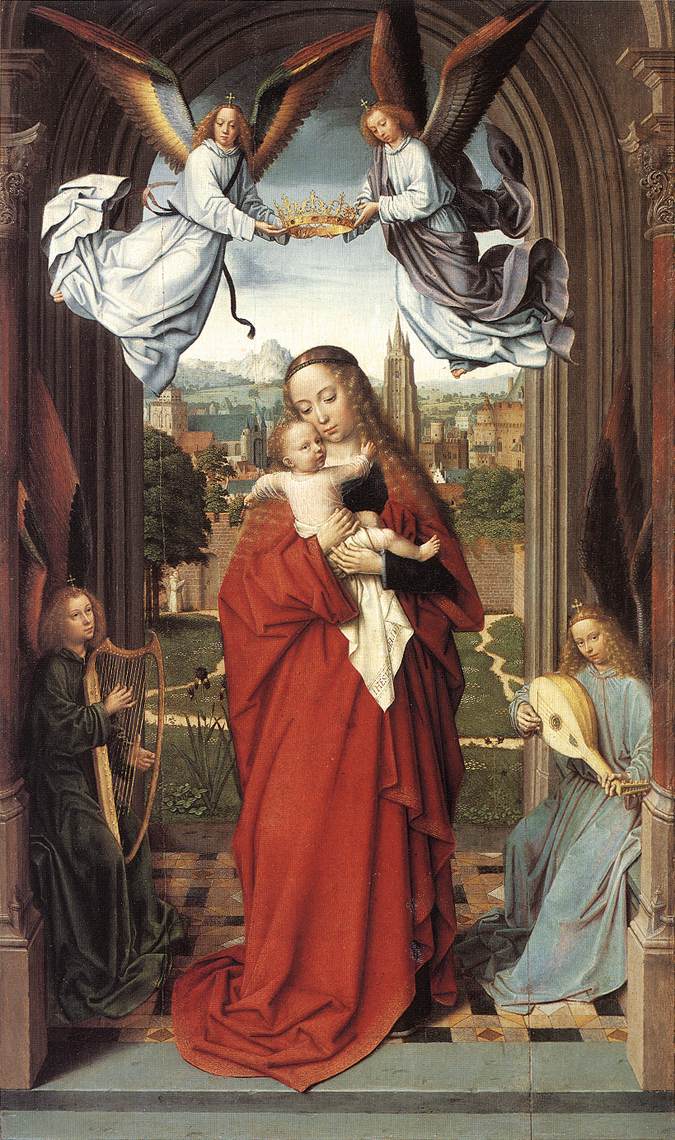 Virgin and Child with Four Angels de